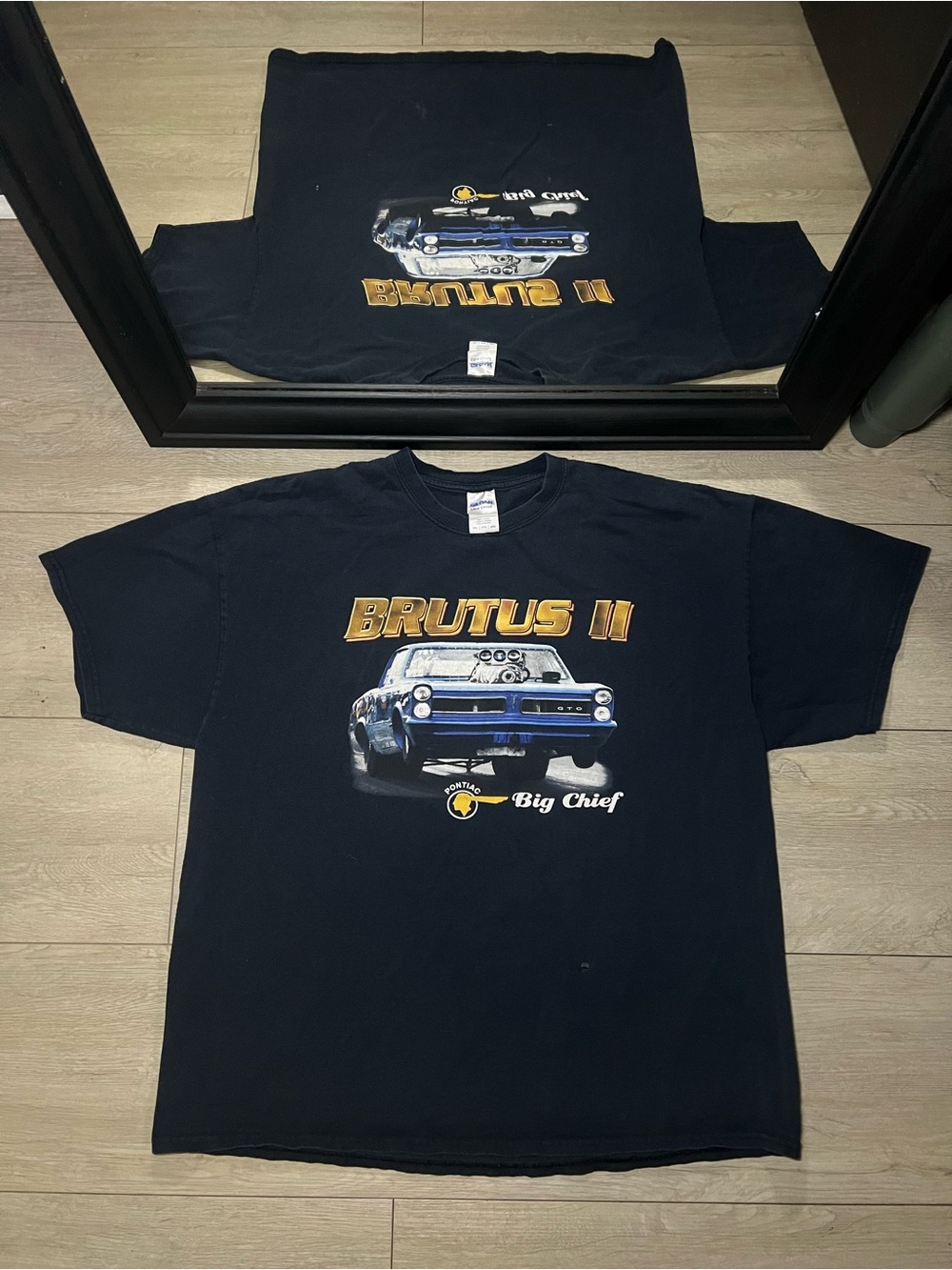 Y2K 2001 Pontiac Big Chief Brutus 2 Ultra Drag Racing Shirt